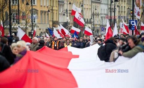 Uroczystości przed Pałacem Prezydenckim