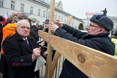 Uroczystości przed Pałacem Prezydenckim