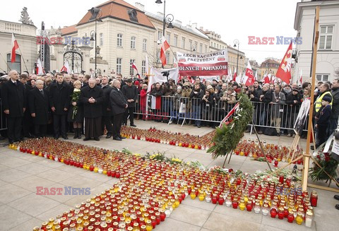 Uroczystości przed Pałacem Prezydenckim