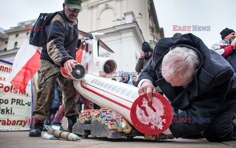 Uroczystości przed Pałacem Prezydenckim