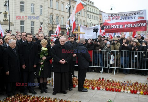 Uroczystości przed Pałacem Prezydenckim