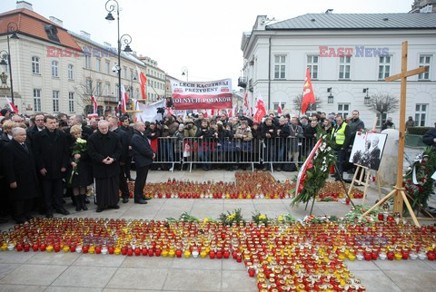 Uroczystości przed Pałacem Prezydenckim