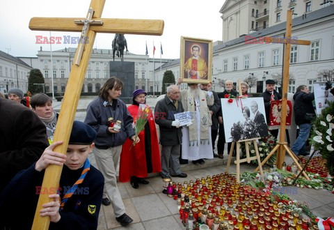 Uroczystości przed Pałacem Prezydenckim