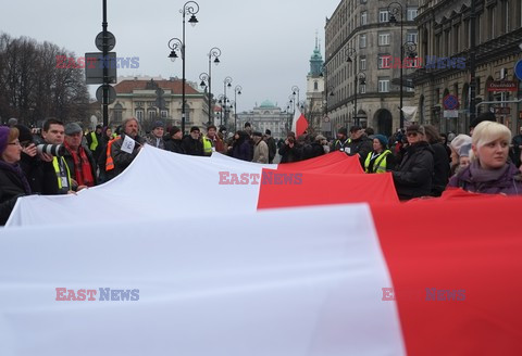 Uroczystości przed Pałacem Prezydenckim