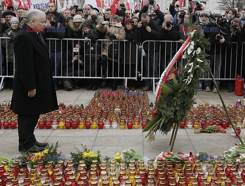 Uroczystości przed Pałacem Prezydenckim