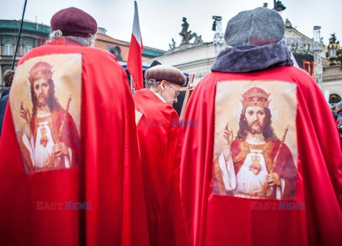 Uroczystości przed Pałacem Prezydenckim