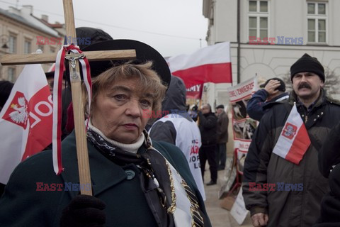 Uroczystości przed Pałacem Prezydenckim