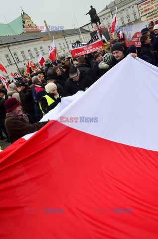 Uroczystości przed Pałacem Prezydenckim