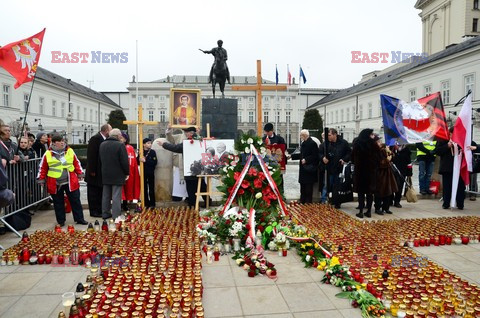 Uroczystości przed Pałacem Prezydenckim