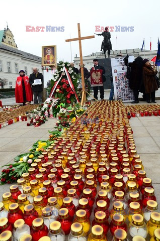 Uroczystości przed Pałacem Prezydenckim