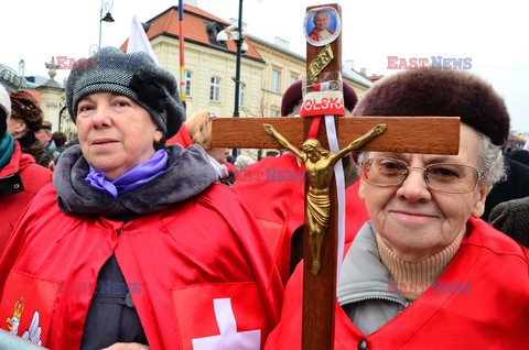 Uroczystości przed Pałacem Prezydenckim