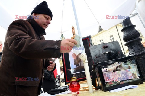 Uroczystości przed Pałacem Prezydenckim