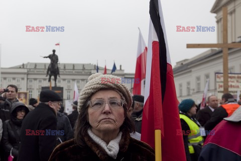 Uroczystości przed Pałacem Prezydenckim