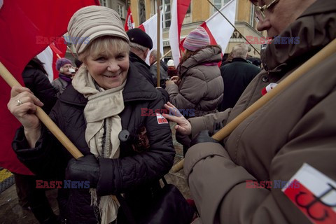 Uroczystości przed Pałacem Prezydenckim