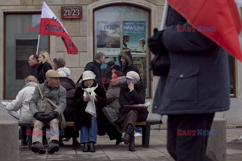 Uroczystości przed Pałacem Prezydenckim