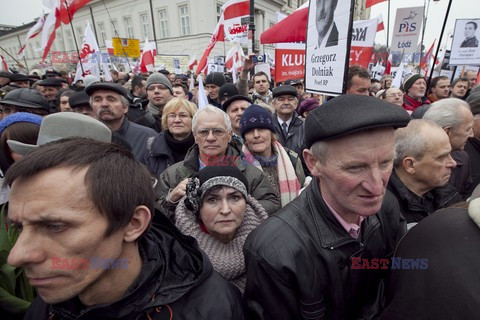 Uroczystości przed Pałacem Prezydenckim