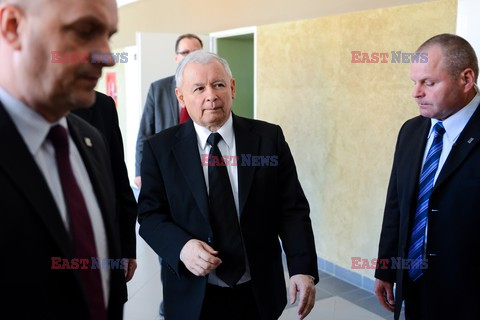 Prezes PIS Jarosław Kaczyński w Bełchatowie