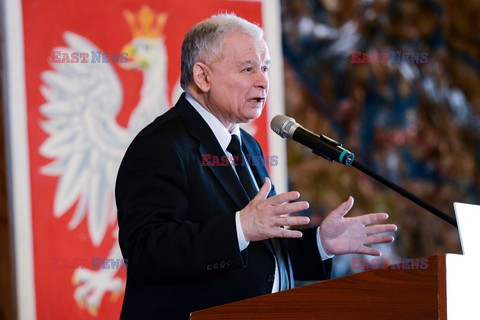 Prezes PIS Jarosław Kaczyński w Bełchatowie