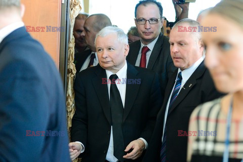 Prezes PIS Jarosław Kaczyński w Bełchatowie