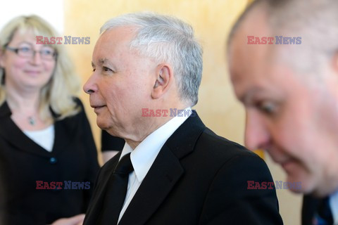 Prezes PIS Jarosław Kaczyński w Bełchatowie