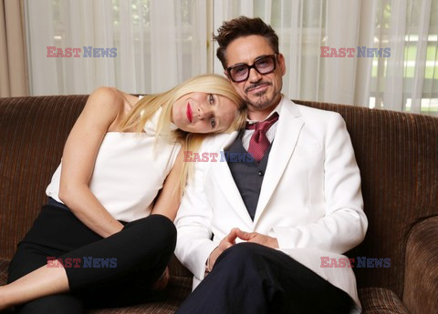 Gwyneth Paltrow i Robert Downey Jr. pozują w hotelu w LA