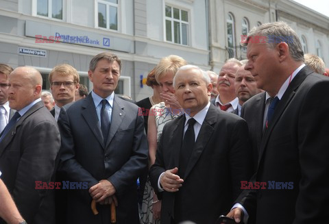 Odsłonięcie pomnika Lecha i Marii Kaczyńskich w Radomiu