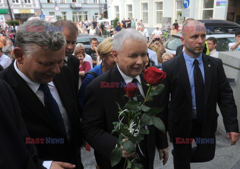 Odsłonięcie pomnika Lecha i Marii Kaczyńskich w Radomiu