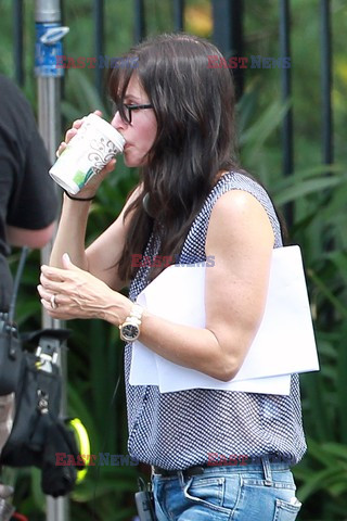 Courtney Cox na planie nowego filmu