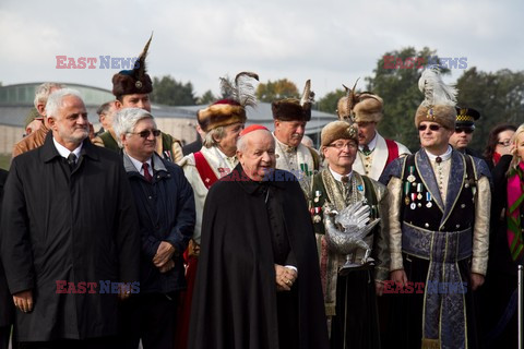 Wmurowanie kamienia węgielnego pod pomnik Armii Krajowej w Krakowie