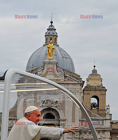 Papież Franciszek w Asyżu