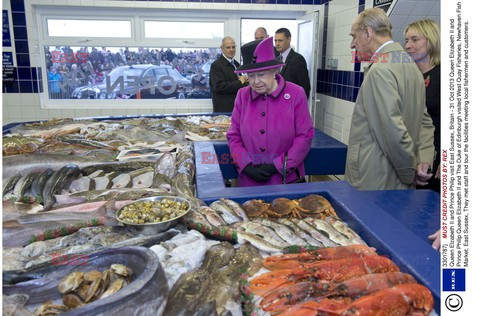 The Queen and Duke of Edinburgh in East Sussex