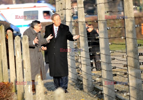 Sekretarz Generalny ONZ w w Muzeum Auschwitz - Birkenau