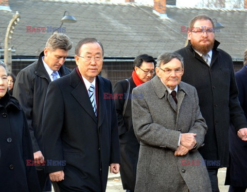 Sekretarz Generalny ONZ w w Muzeum Auschwitz - Birkenau