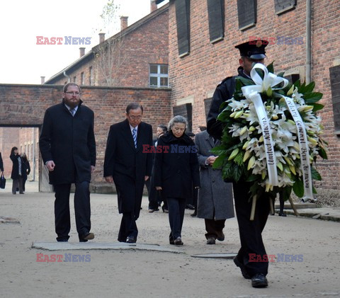 Sekretarz Generalny ONZ w w Muzeum Auschwitz - Birkenau