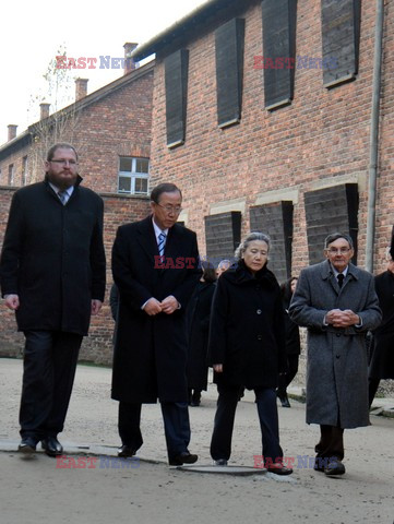 Sekretarz Generalny ONZ w w Muzeum Auschwitz - Birkenau