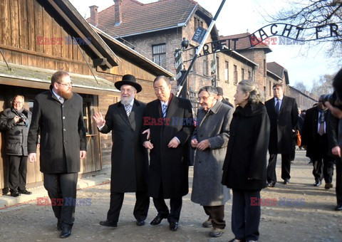 Sekretarz Generalny ONZ w w Muzeum Auschwitz - Birkenau