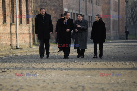 Sekretarz Generalny ONZ w w Muzeum Auschwitz - Birkenau