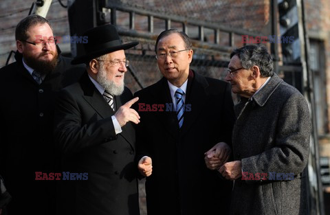 Sekretarz Generalny ONZ w w Muzeum Auschwitz - Birkenau