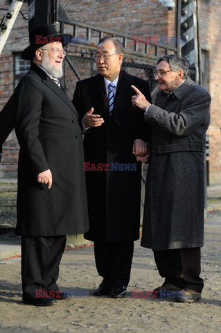 Sekretarz Generalny ONZ w w Muzeum Auschwitz - Birkenau