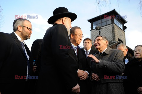 Sekretarz Generalny ONZ w w Muzeum Auschwitz - Birkenau