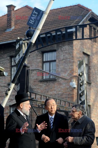 Sekretarz Generalny ONZ w w Muzeum Auschwitz - Birkenau