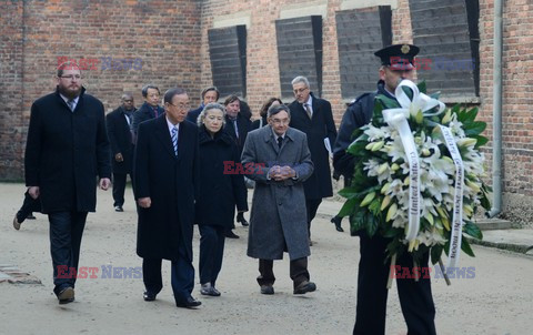 Sekretarz Generalny ONZ w w Muzeum Auschwitz - Birkenau