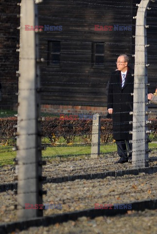 Sekretarz Generalny ONZ w w Muzeum Auschwitz - Birkenau