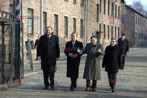 Sekretarz Generalny ONZ w w Muzeum Auschwitz - Birkenau