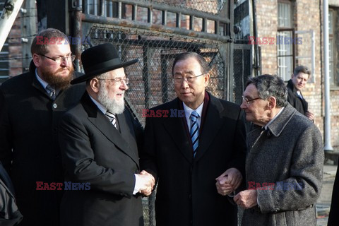 Sekretarz Generalny ONZ w w Muzeum Auschwitz - Birkenau