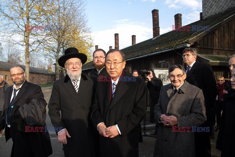 Sekretarz Generalny ONZ w w Muzeum Auschwitz - Birkenau