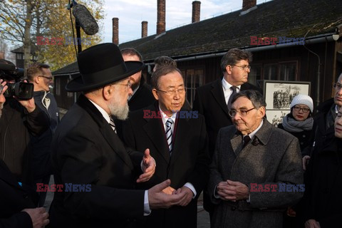 Sekretarz Generalny ONZ w w Muzeum Auschwitz - Birkenau