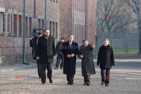 Sekretarz Generalny ONZ w w Muzeum Auschwitz - Birkenau