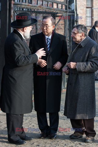 Sekretarz Generalny ONZ w w Muzeum Auschwitz - Birkenau