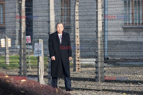 Sekretarz Generalny ONZ w w Muzeum Auschwitz - Birkenau